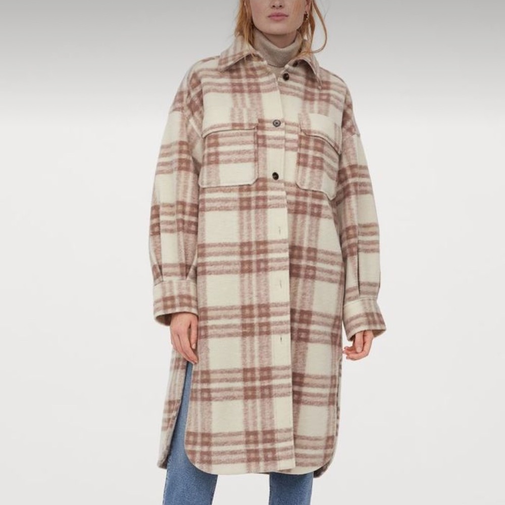 H&M long shacket